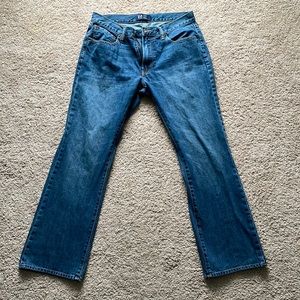 Medium blue GAP boot cut jeans